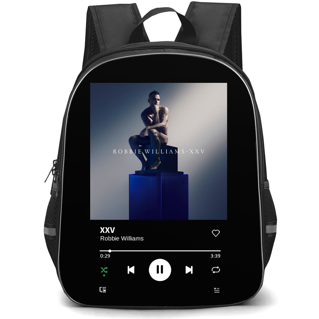 Robbie Williams Backpack School Bag StudentPack - Robbie Williams XXV Album Cover