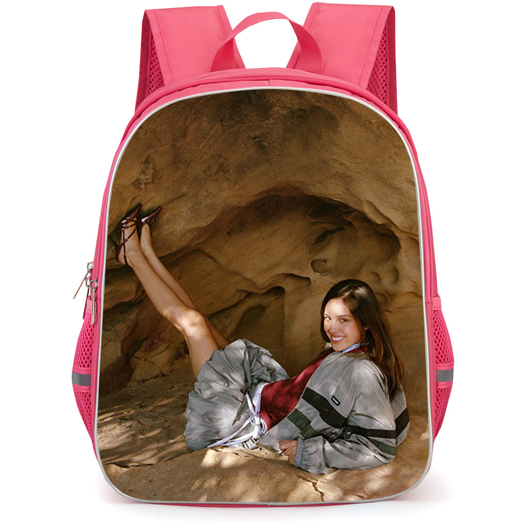 Olivia Rodrigo Backpack School Bag StudentPack - Olivia Rodrigo Cave Photoshoot Poster