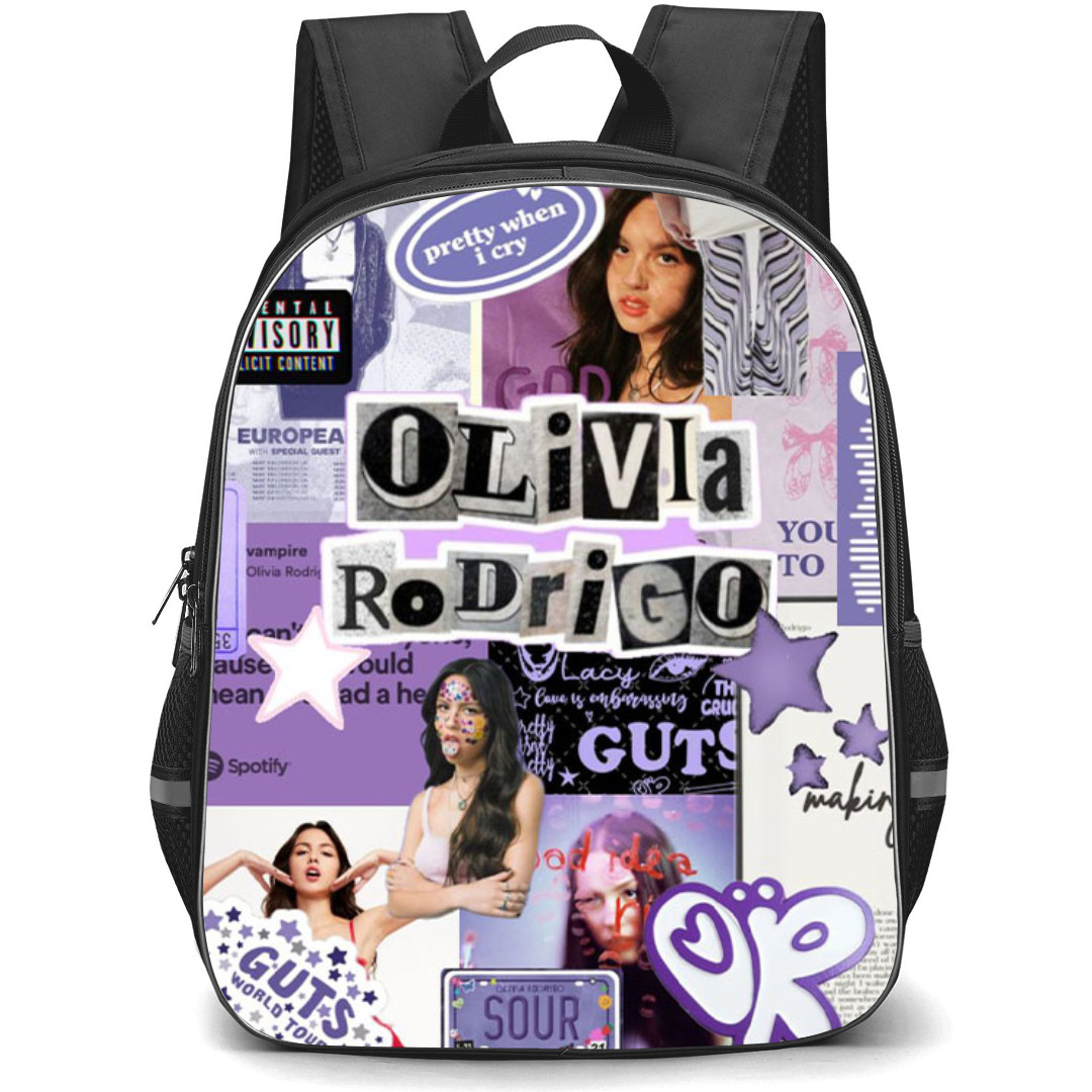 Olivia Rodrigo Backpack StudentPack - Olivia Rodrigo Collage Poster