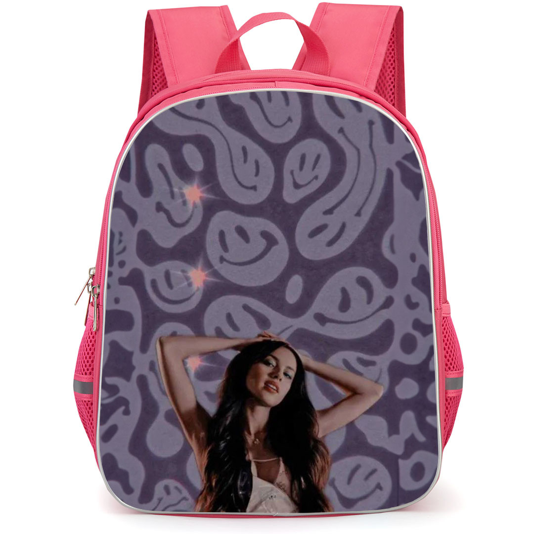 Olivia Rodrigo Backpack StudentPack - Olivia Rodrigo Dazzles in Her Pastel Aesthetic Poster