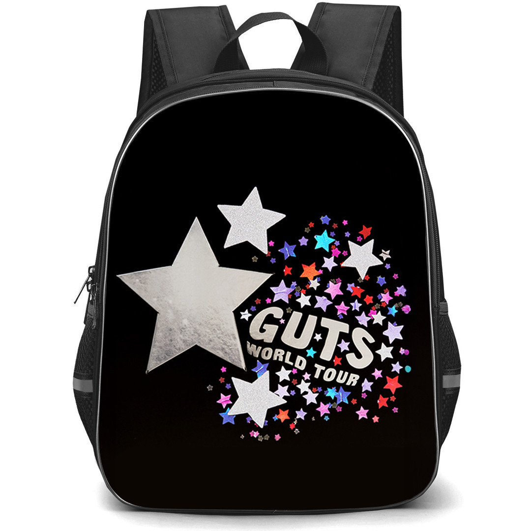 Olivia Rodrigo Backpack School Bag StudentPack - Olivia Rodrigo GUTS World Tour Star Confetti Aesthetic Poster