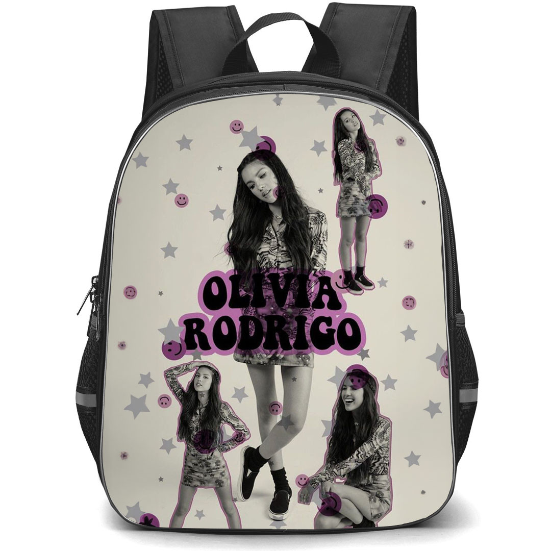 Olivia Rodrigo Backpack StudentPack - Olivia Rodrigo Grayscale Fan Made Poster