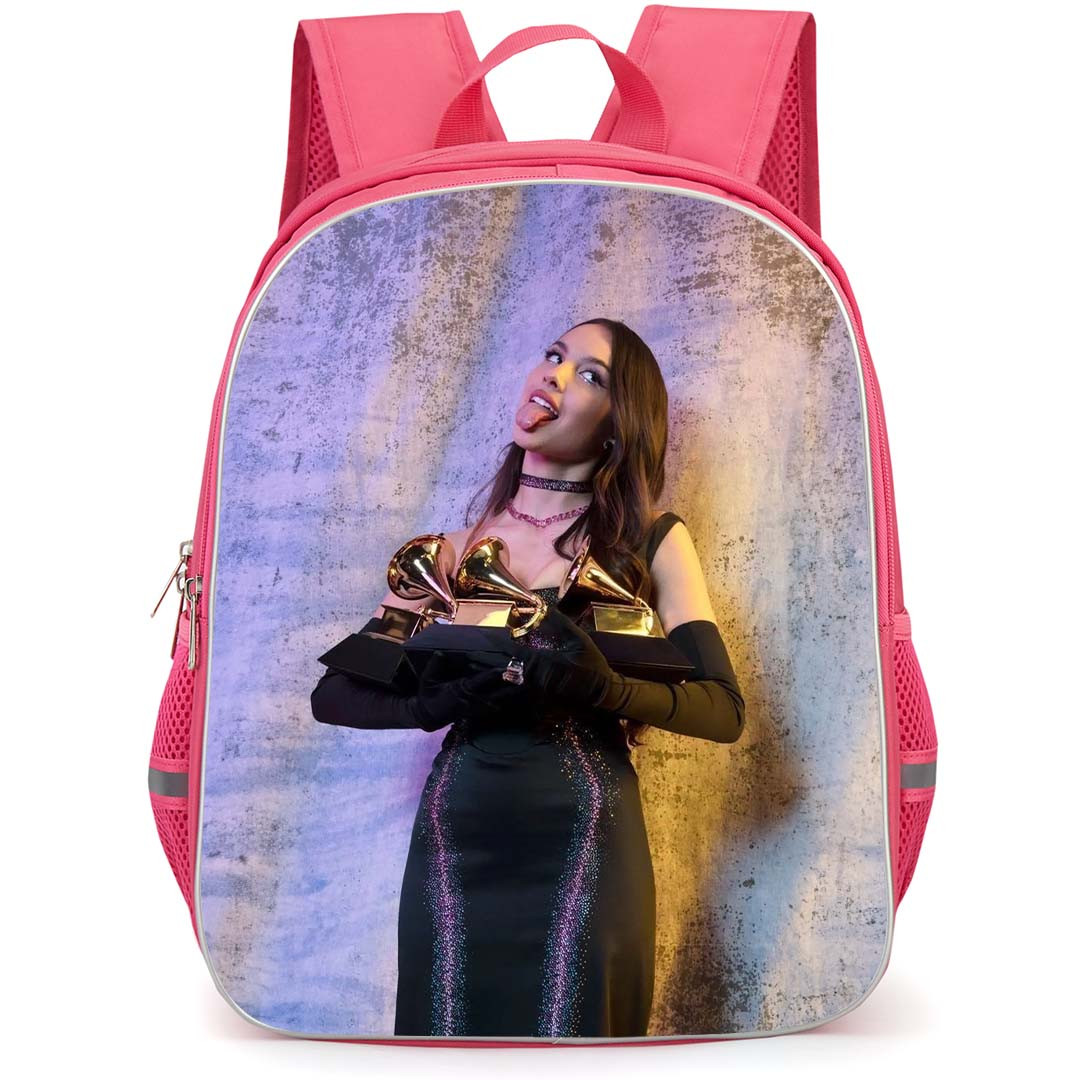 Olivia Rodrigo Backpack StudentPack - Olivia Rodrigo With Her Grammys Poster