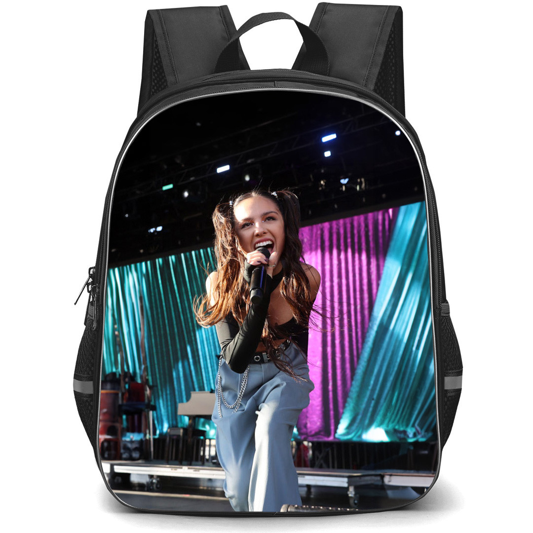 Olivia Rodrigo Backpack School Bag StudentPack - Olivia Rodrigo Performs At iHeartRadio Music Festival Poster