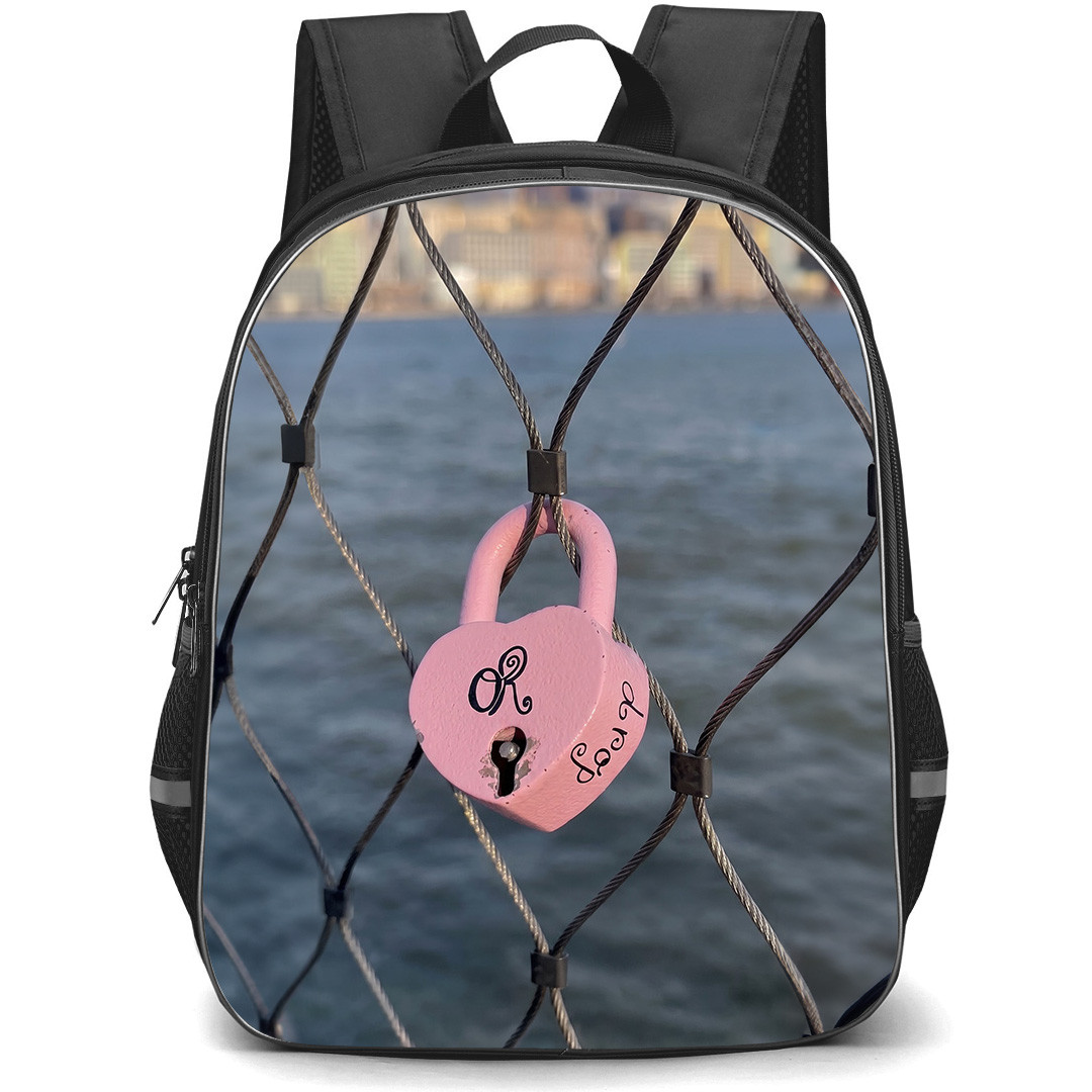 Olivia Rodrigo Backpack School Bag StudentPack - Olivia Rodrigo Pink Lock Poster