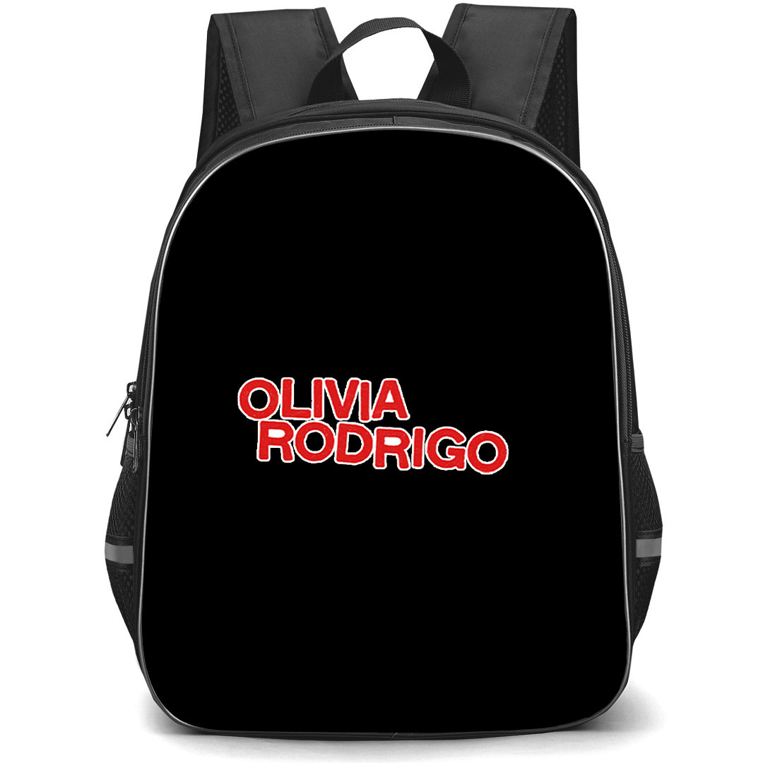 Olivia Rodrigo Backpack School Bag StudentPack - Olivia Rodrigo Red Logo 2025 Sticker