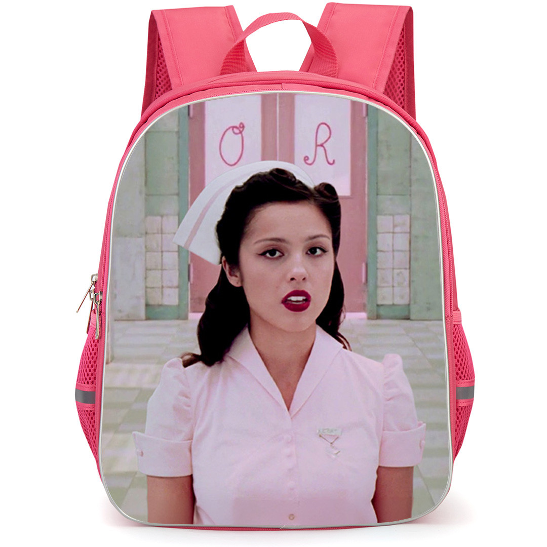 Olivia Rodrigo Backpack School Bag StudentPack - Olivia Rodrigo The Cure Music Video Hallway Poster