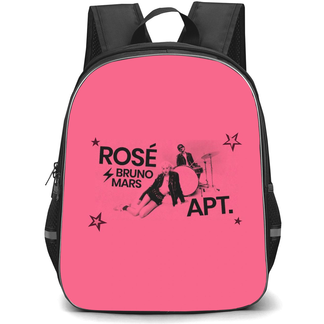Rose APT Backpack StudentPack - Rose APT Drums Pink Background