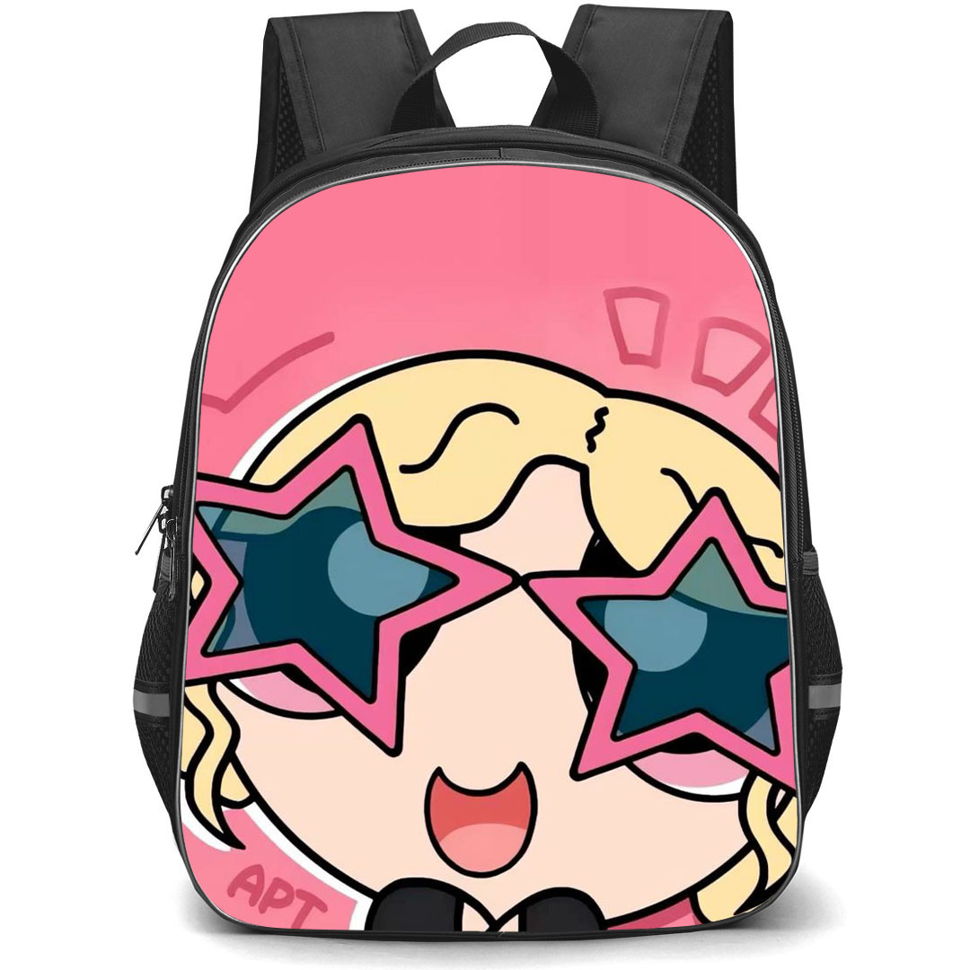 Rose APT Backpack StudentPack - Rose APT Star Sunglasses Cartoon Art