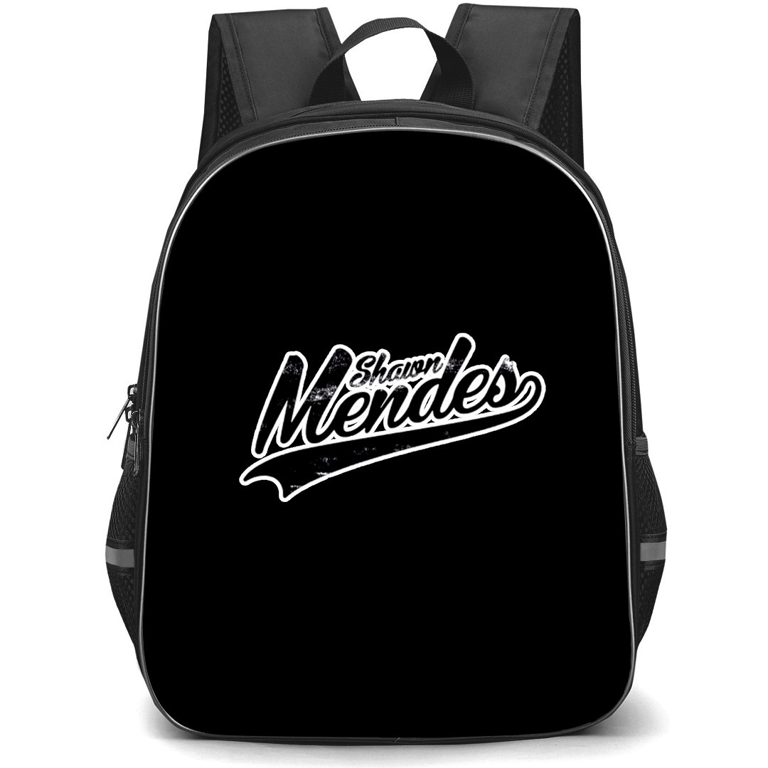 Shawn Mendes Backpack School Bag StudentPack - Shawn Mendes Black Logo