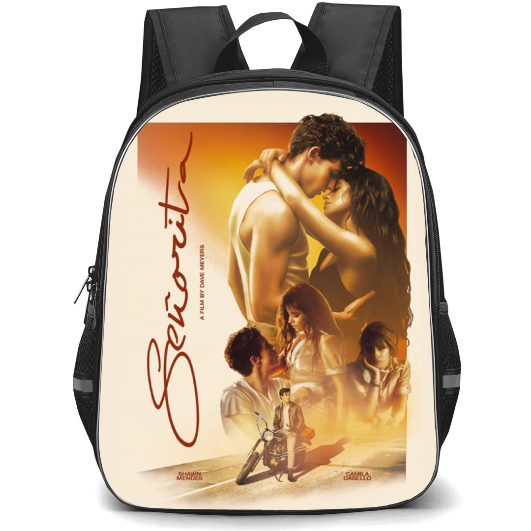 Shawn Mendes Backpack School Bag StudentPack - Shawn Mendes And Camila Cabello Side Portrait