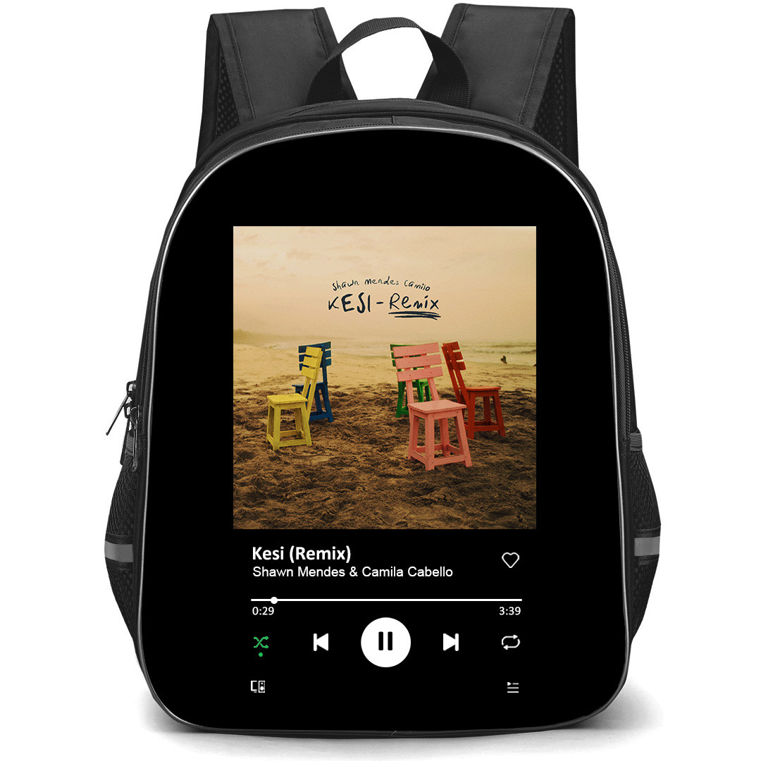 Shawn Mendes Backpack School Bag StudentPack - Shawn Mendes And Camilo KESI Remix Album Cover