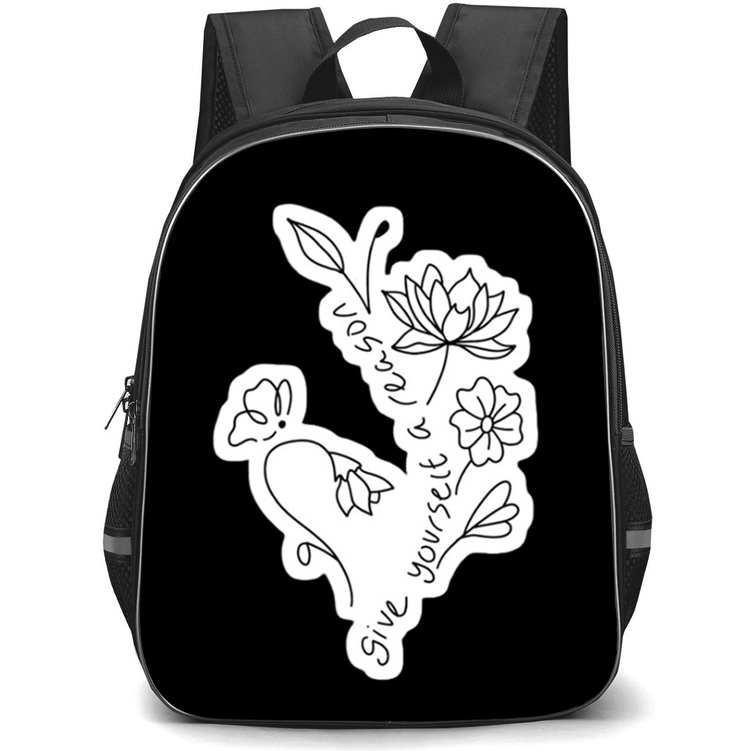 Shawn Mendes Backpack School Bag StudentPack - Shawn Mendes Give Yourself Tattoo Sticker Art