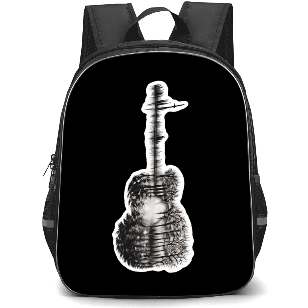 Shawn Mendes Backpack School Bag StudentPack - Shawn Mendes Guitar Tattoo Sticker Art