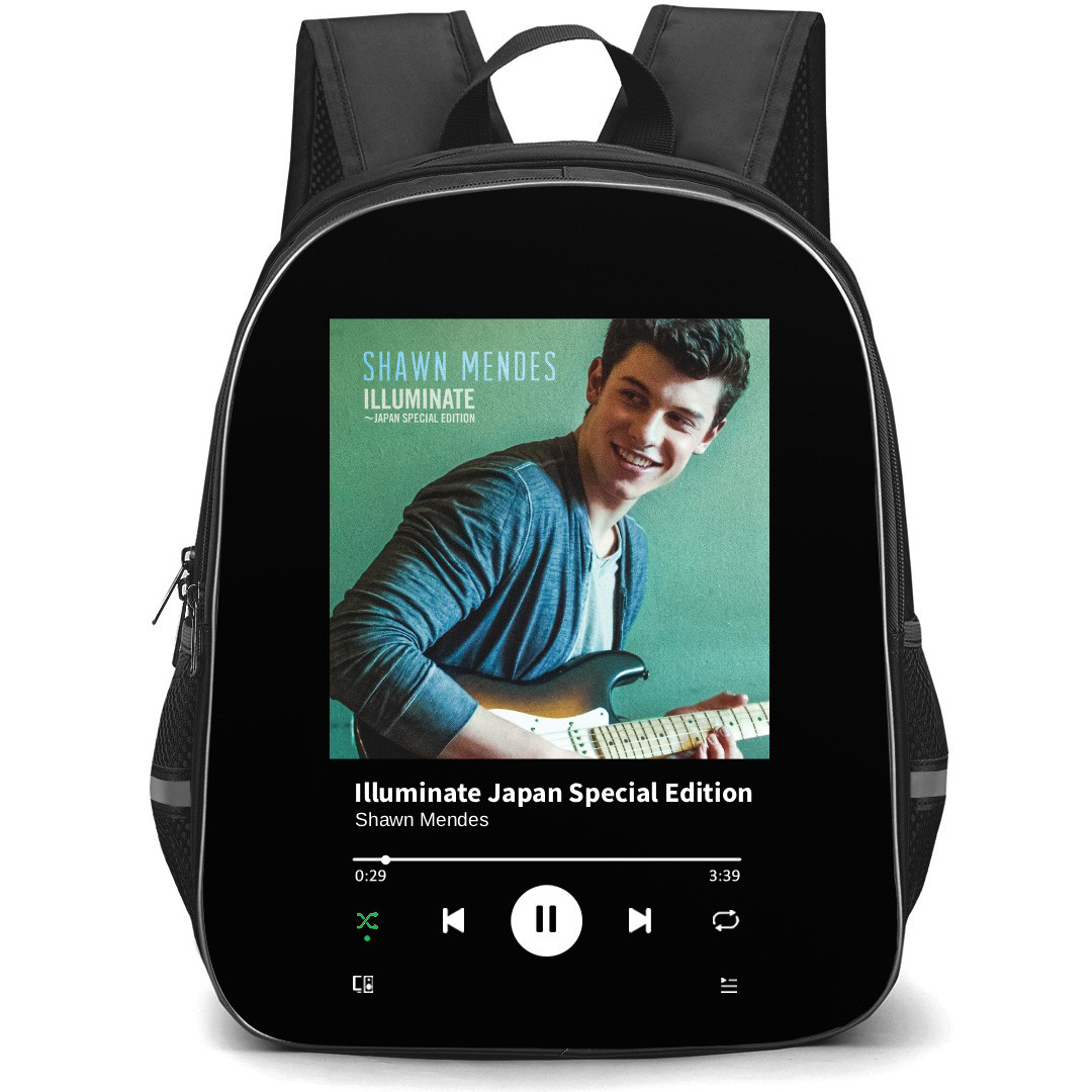 Shawn Mendes Backpack School Bag StudentPack - Shawn Mendes Illuminate Japan Special Edition Album Cover