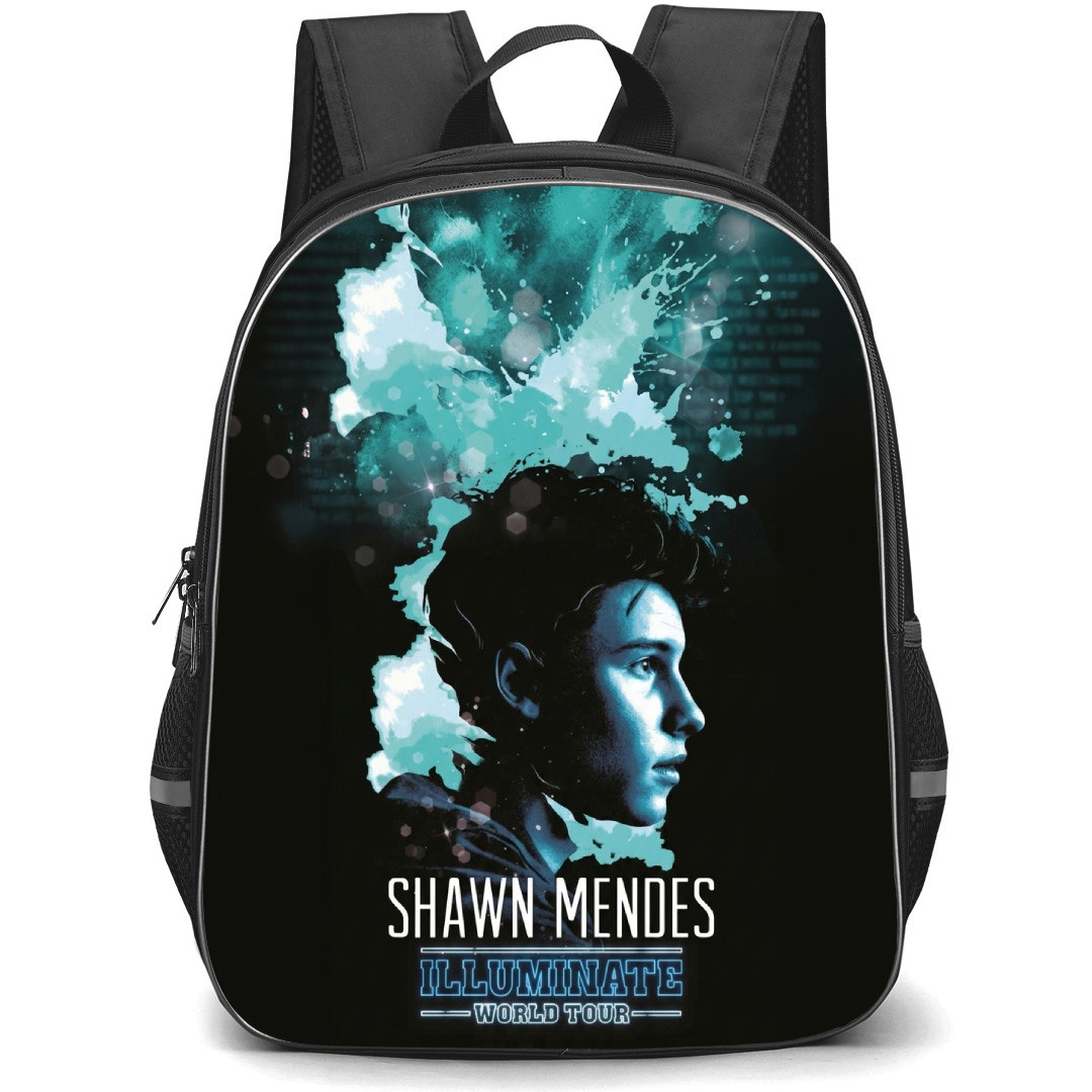 Shawn Mendes Backpack School Bag StudentPack - Shawn Mendes Illuminate World Tour Poster