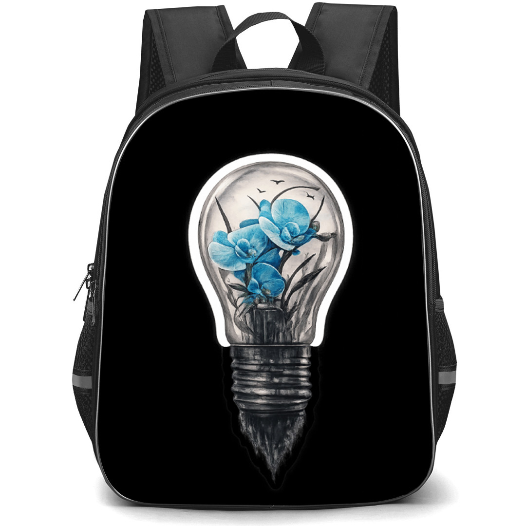 Shawn Mendes Backpack School Bag StudentPack - Shawn Mendes Lightbulb Tattoo Sticker Art