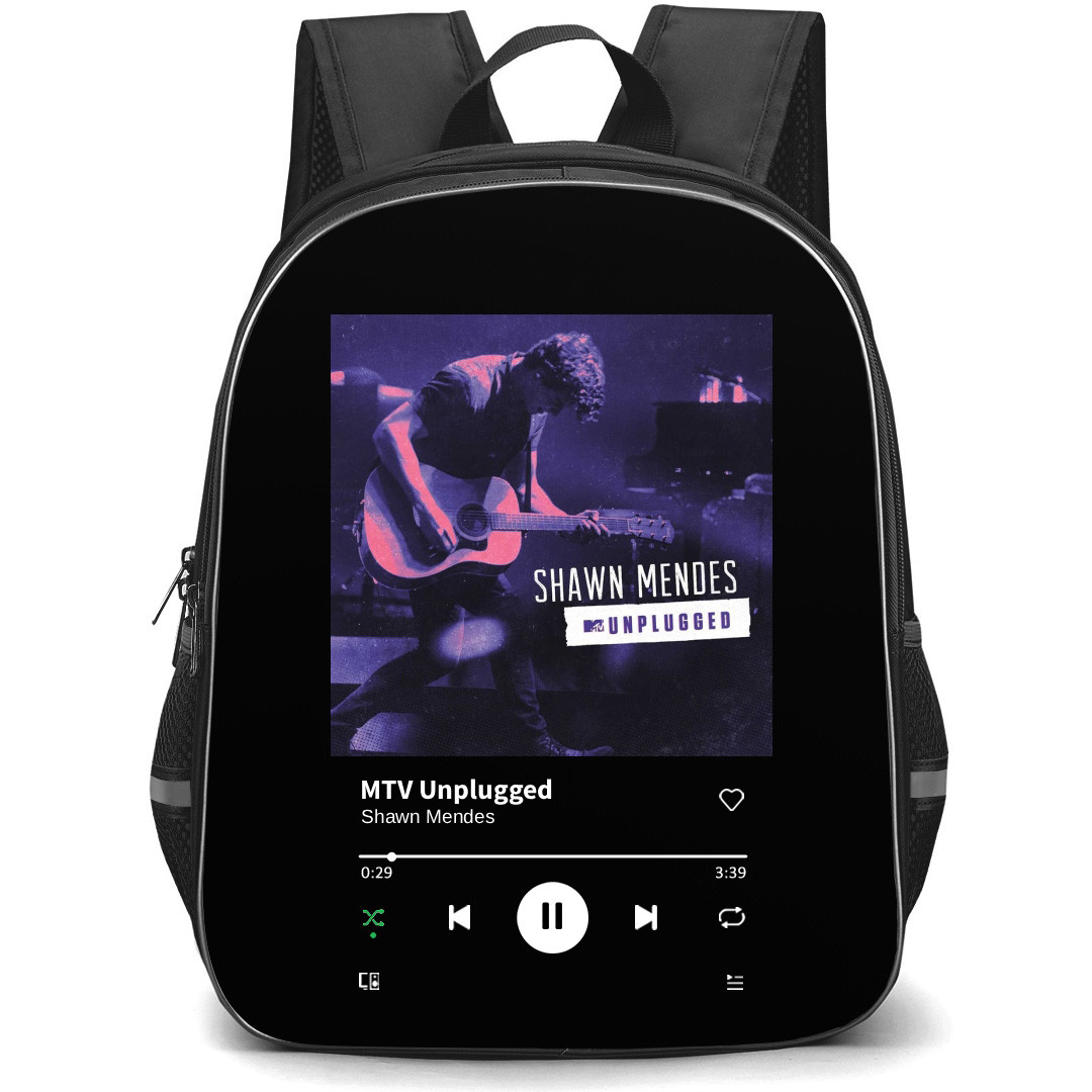 Shawn Mendes Backpack School Bag StudentPack - Shawn Mendes MTV Unplugged Album Cover