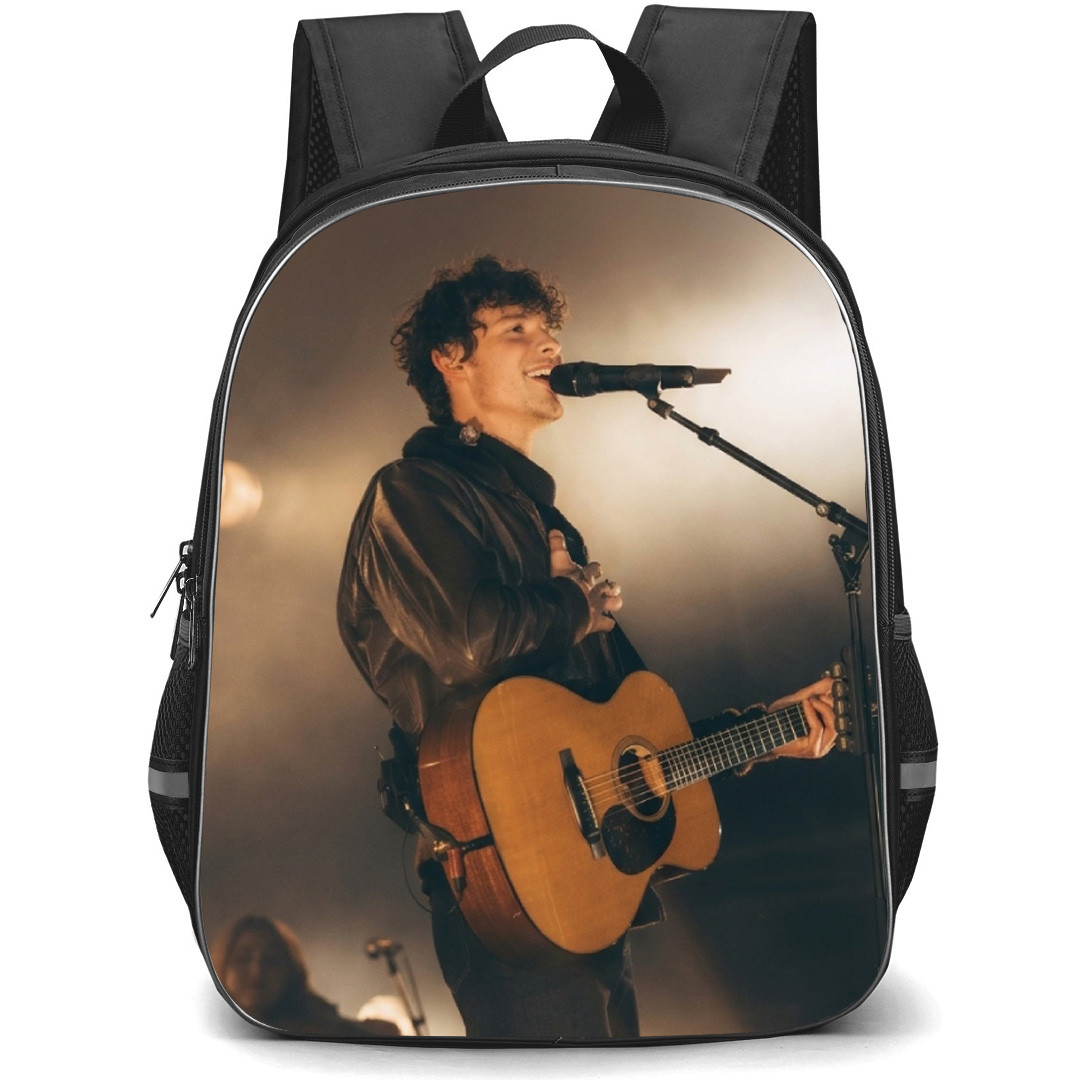 Shawn Mendes Backpack School Bag StudentPack - Shawn Mendes Singing Side Portrait