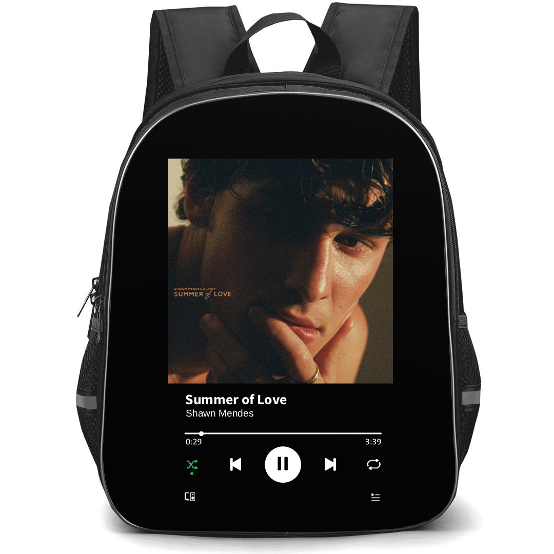 Shawn Mendes Backpack School Bag StudentPack - Shawn Mendes Summer Of Love Cover Art