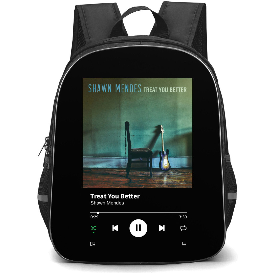 Shawn Mendes Backpack School Bag StudentPack - Shawn Mendes Treat You Better Album Cover