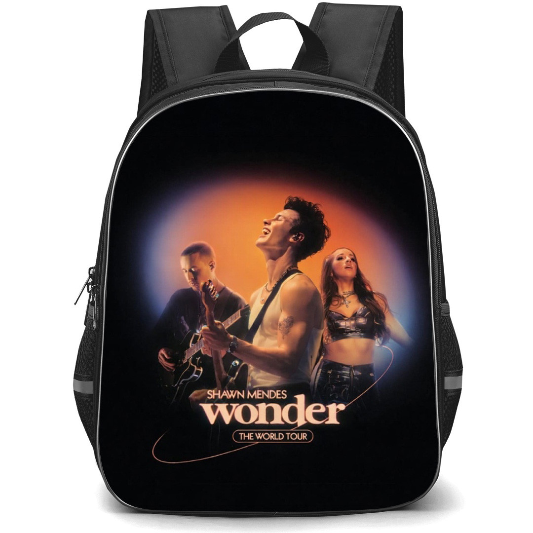 Shawn Mendes Backpack School Bag StudentPack - Shawn Mendes Wonder The World Tour Group Portrait