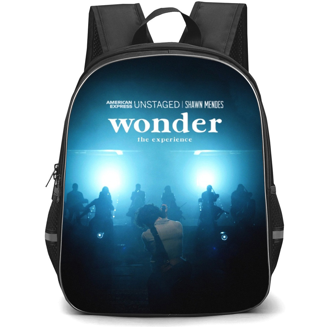 Shawn Mendes Backpack School Bag StudentPack - Shawn Mendes Wonder The Experience Poster