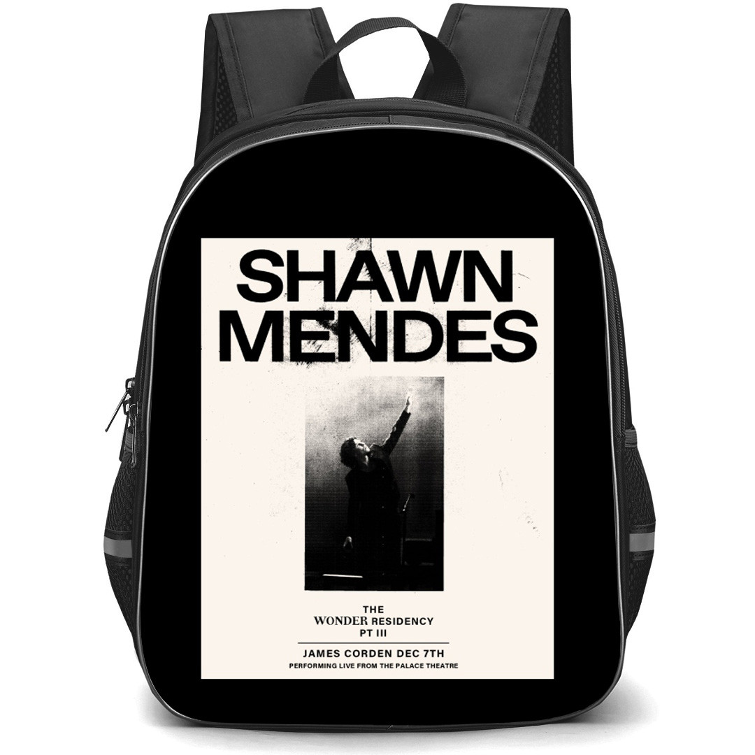 Shawn Mendes Backpack School Bag StudentPack - Shawn Mendes Wonder Residency Poster