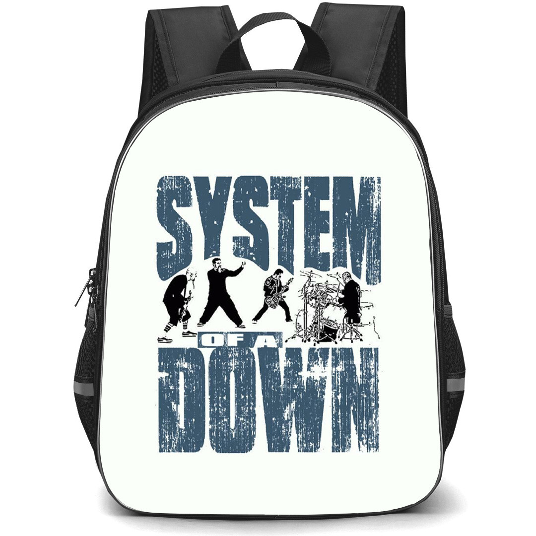 System Of A Down Backpack School Bag StudentPack - Band Logo Wordmark Poster
