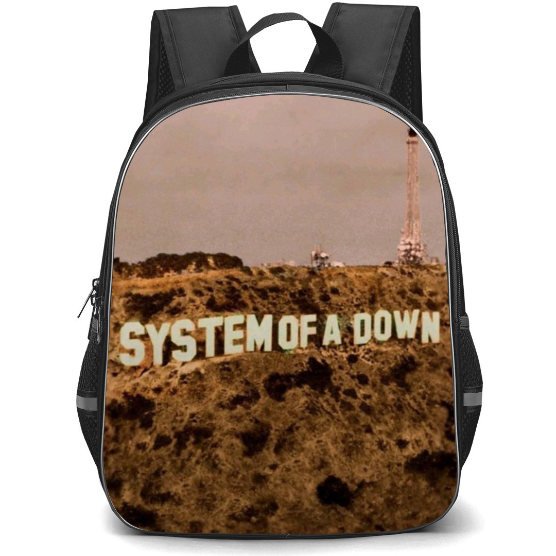 System Of A Down Backpack School Bag StudentPack - Band Sign Mountain