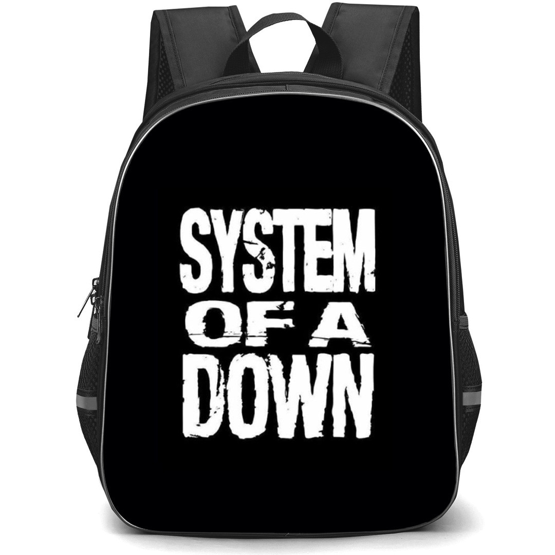 System Of A Down Backpack School Bag StudentPack - Band Wordmark Logo