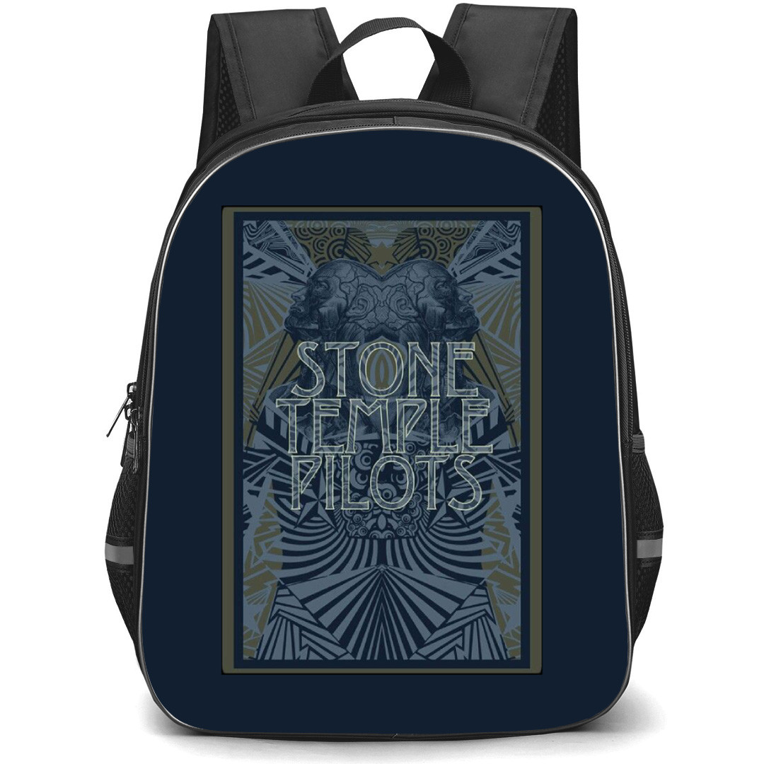Stone Temple Pilots Backpack School Bag StudentPack - Surreal Illustration Band Poster