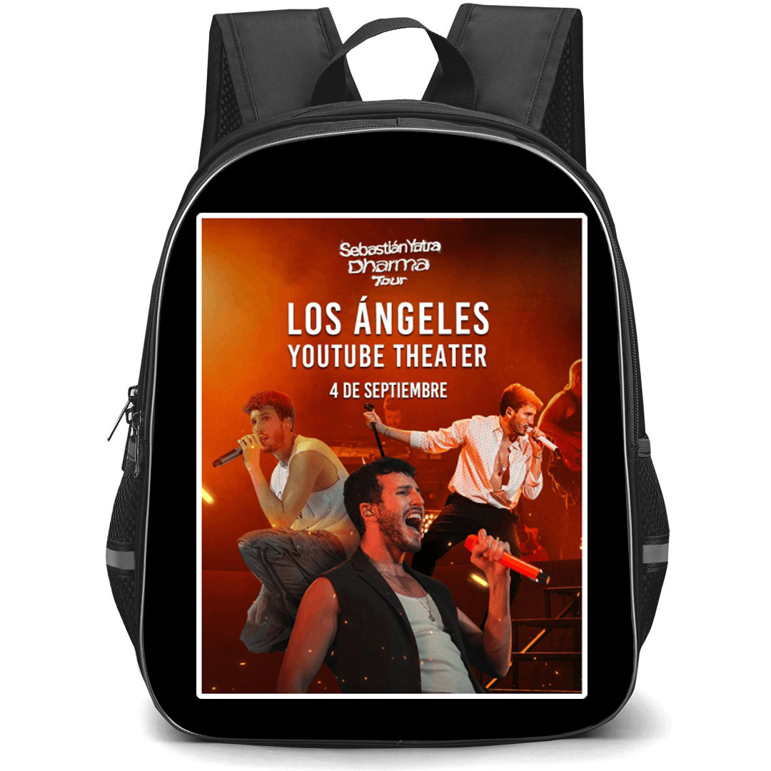 Sebasti?n Yatra Backpack School Bag StudentPack - Sebasti?n Yatra Los Angeles Dharma Tour Poster