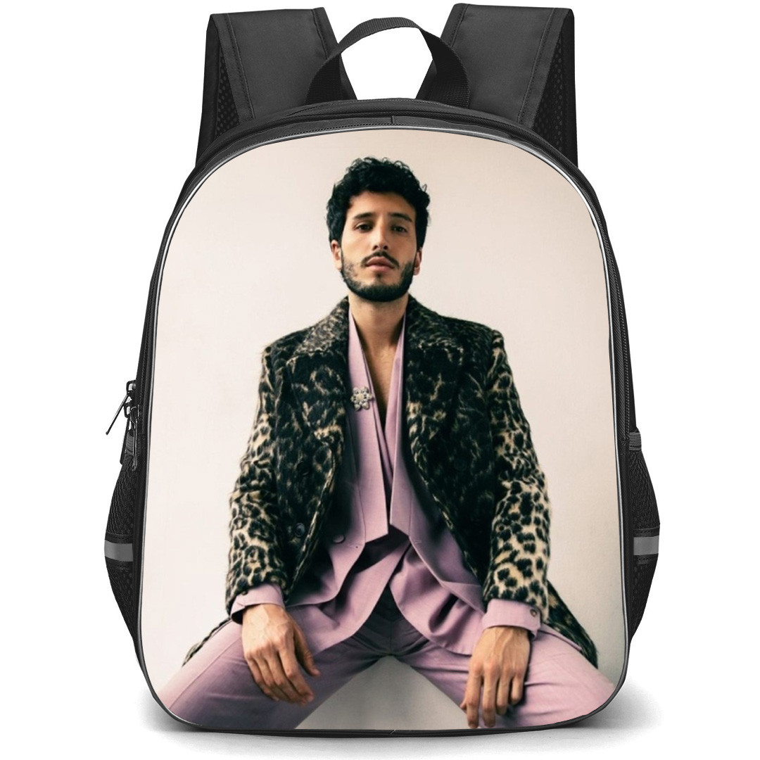 Sebasti?n Yatra Backpack School Bag StudentPack - Sebasti?n Yatra Wearing Leopard Jacket