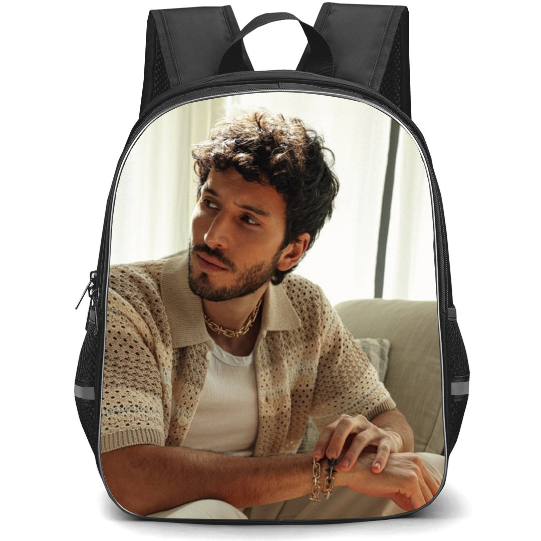 Sebasti?n Yatra Backpack School Bag StudentPack - Sebasti?n Yatra Wearing Linen Shirt