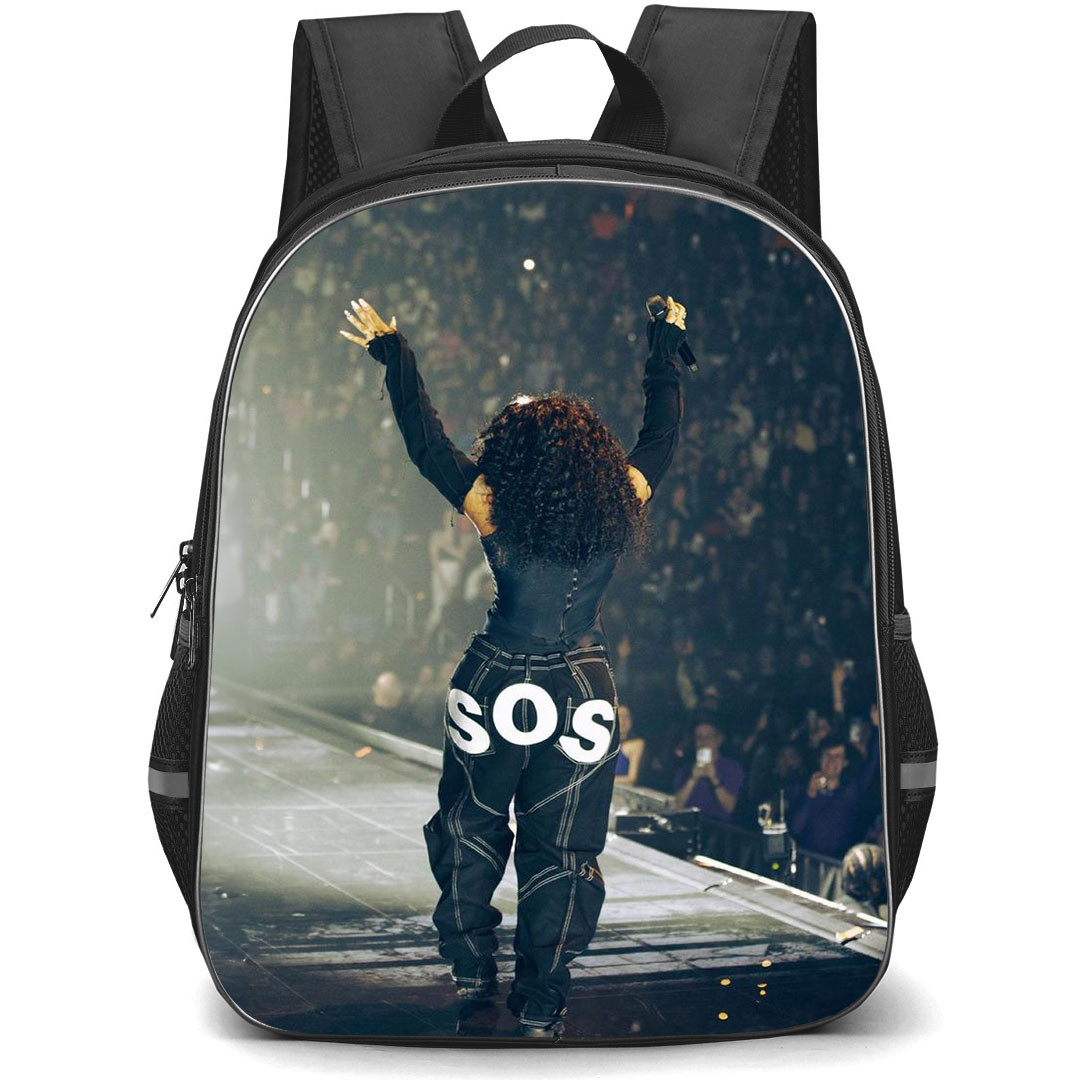 SZA Backpack StudentPack - SZA in Custom L.A. Roxx Moto Pants For The SOS Tour