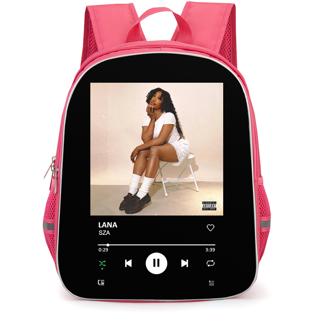 SZA Backpack School Bag StudentPack - SZA LANA Album Cover Spotify Library Poster