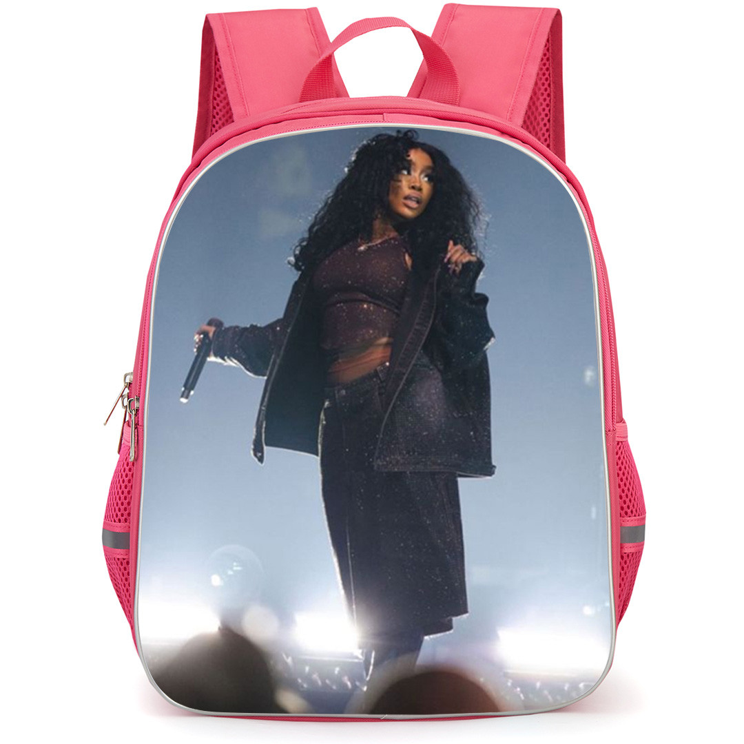 SZA Backpack School Bag StudentPack - SZA Live Concert Candid Poster