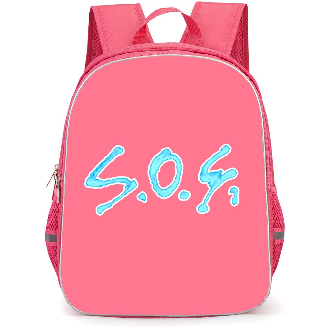 SZA Backpack School Bag StudentPack - SZA SOS Blue Logo Sticker