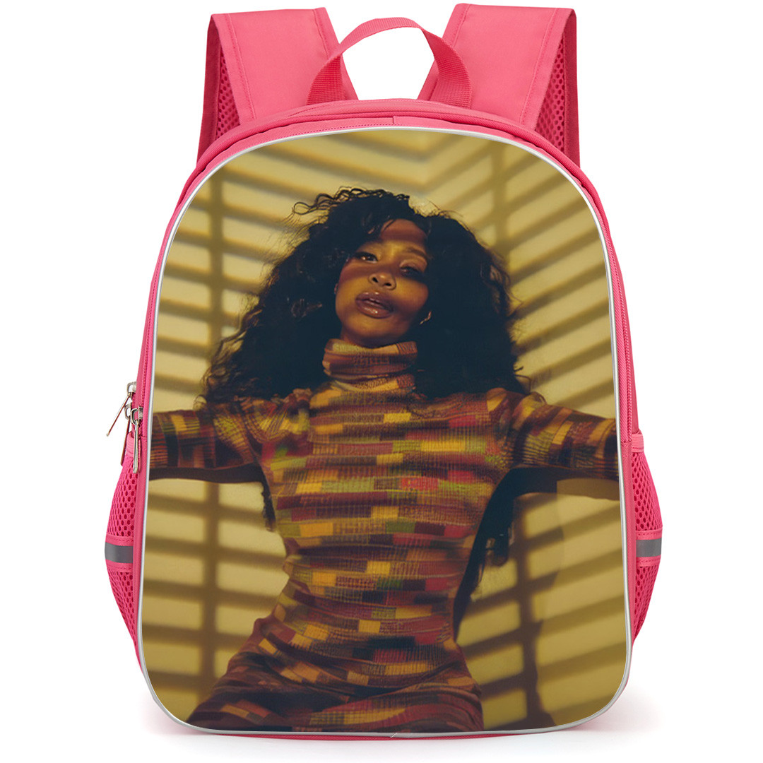 SZA Backpack School Bag StudentPack - SZA Soft Light Aesthetic Poster