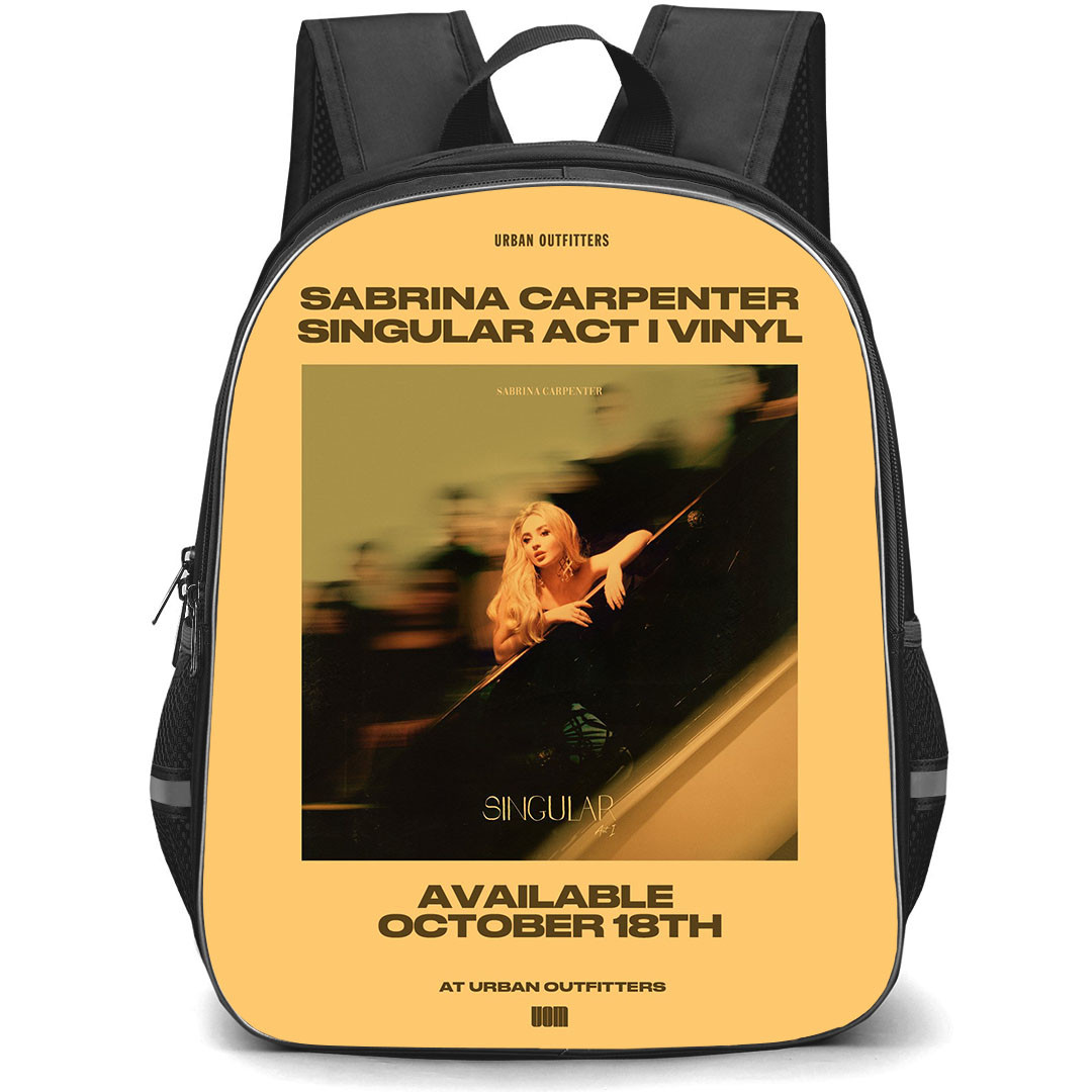 Sabrina Carpenter Backpack StudentPack - Sabrina Carpenter On Act 1 Vinyl Comin Poster