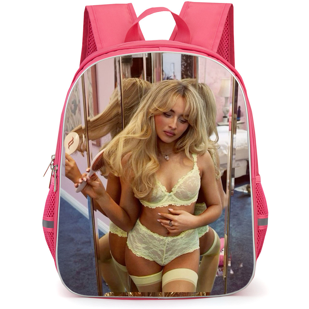 Sabrina Carpenter Backpack School Bag StudentPack - Brushing Hair in front of Mirror