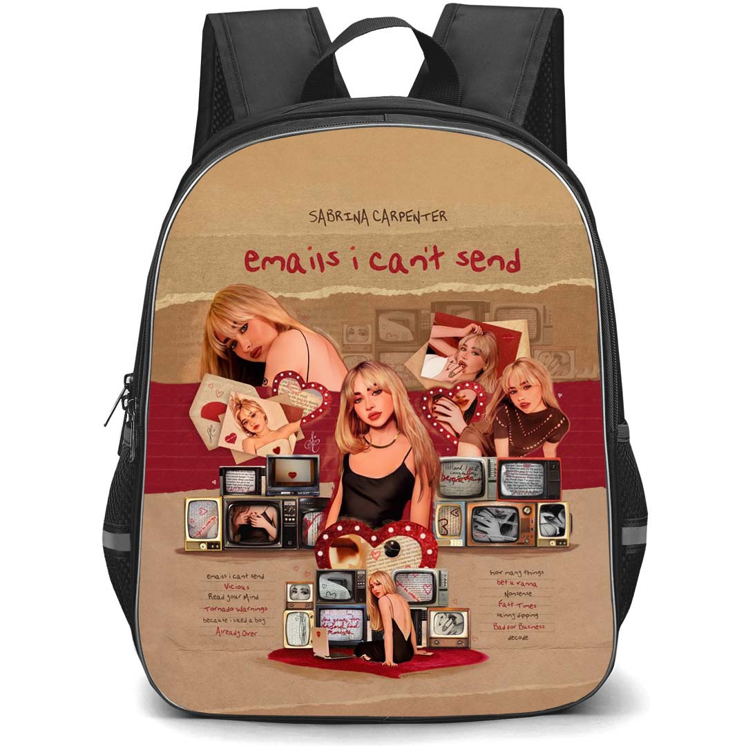 Sabrina Carpenter Backpack StudentPack - Sabrina Carpenter Emails I Cant Send Poster