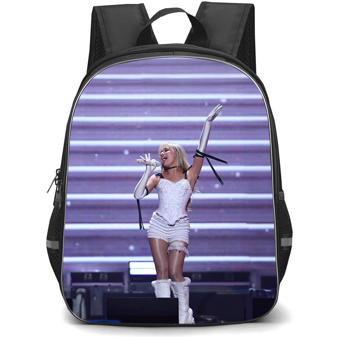 Sabrina Carpenter Backpack School Bag StudentPack - Sabrina Carpenter Jingle Ball Performances Poster