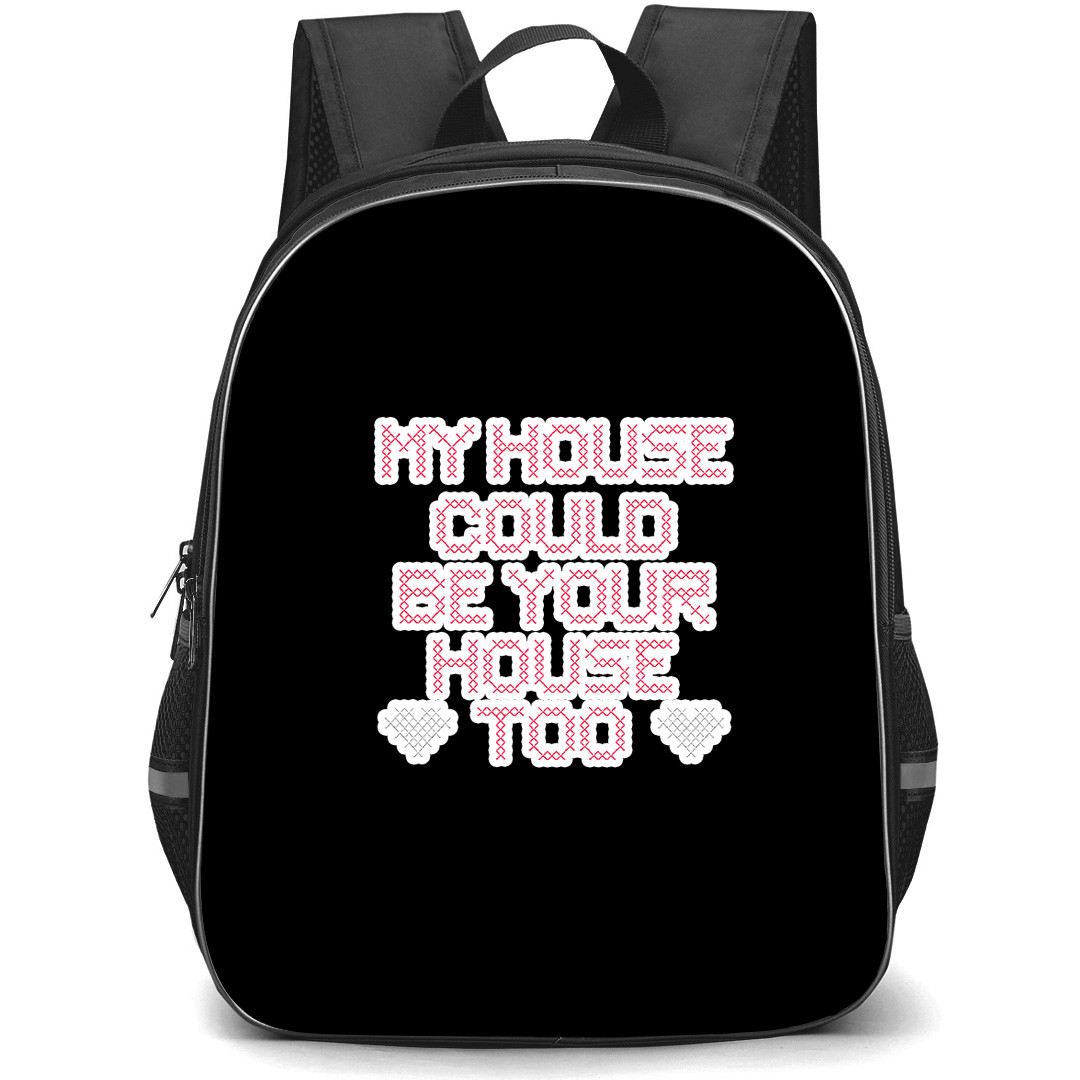 Sabrina Carpenter Backpack School Bag StudentPack - Sabrina Carpenter My House Typography Art Sticker