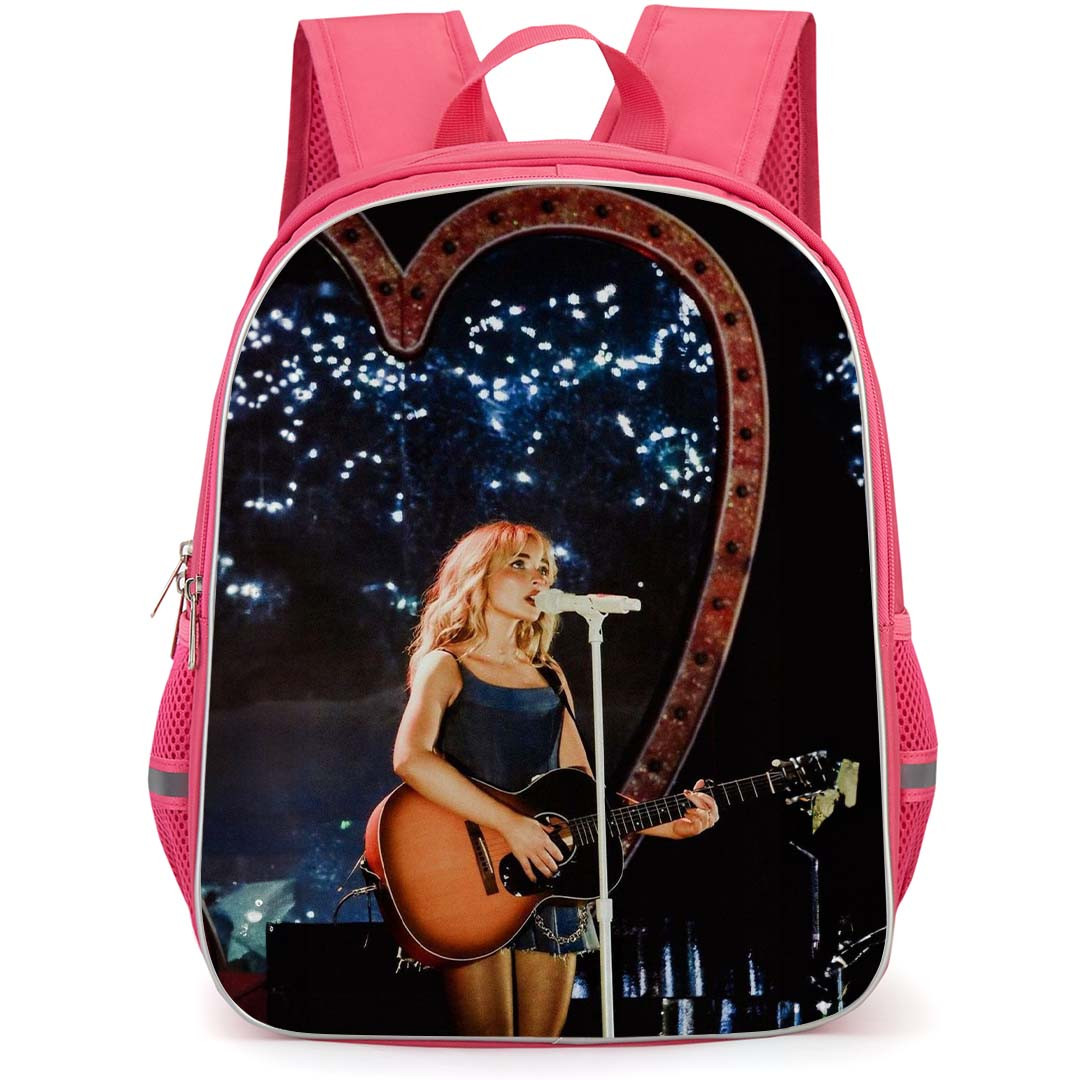 Sabrina Carpenter Backpack StudentPack - Sabrina Carpenter Playing Guitar And Singing On Stage Poster