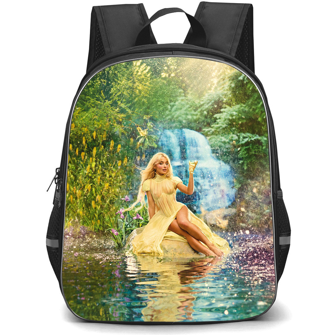 Sabrina Carpenter Backpack School Bag StudentPack - Sabrina Carpenter Rolling Stone Magazine Waterfall Fantasy Art Poster