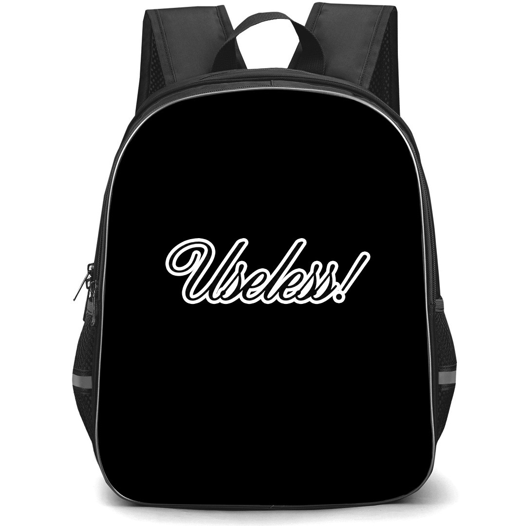 Sabrina Carpenter Backpack School Bag StudentPack - Sabrina Carpenter Useless Typography Sticker