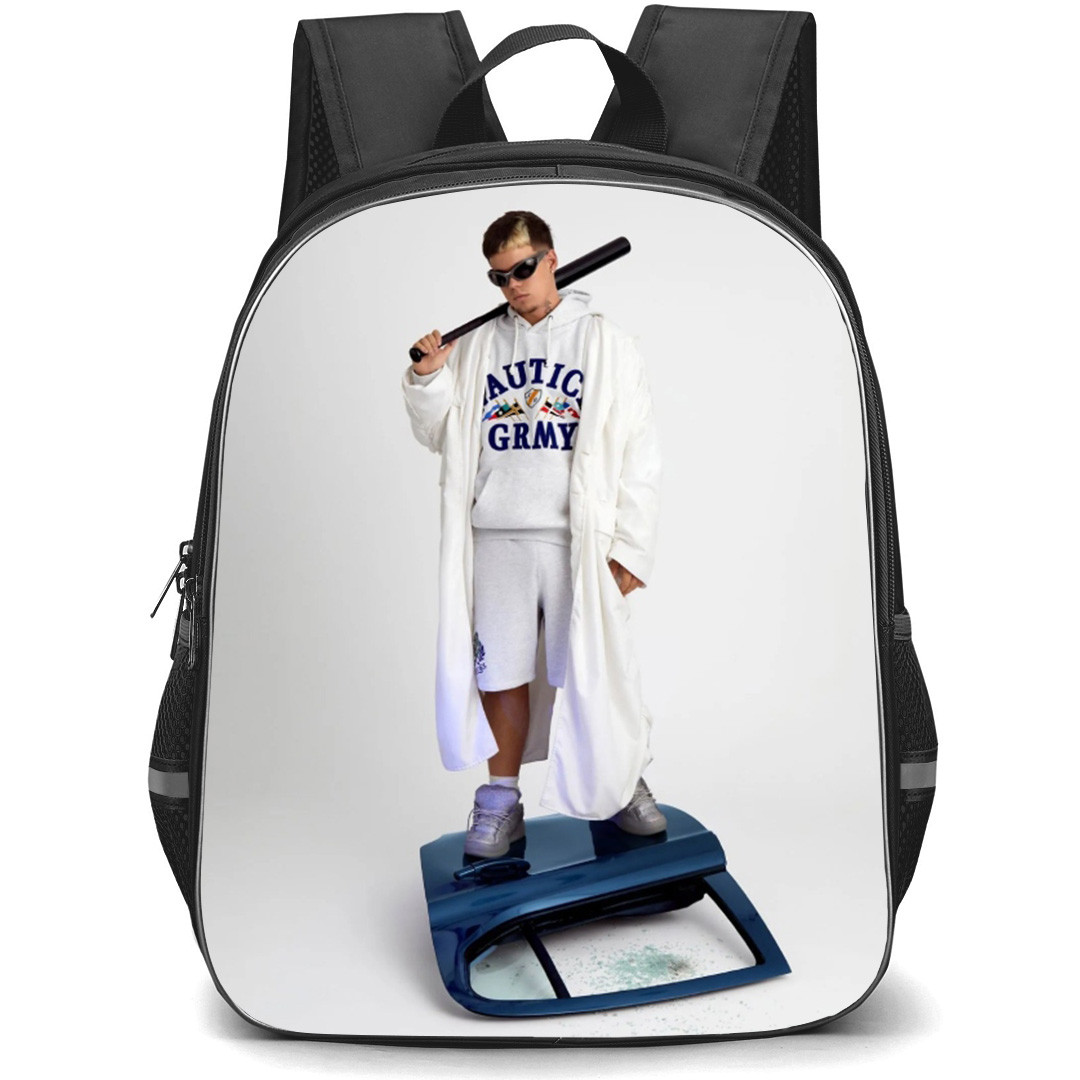 Saiko Backpack School Bag StudentPack - Saiko Holding Baseball Bat Pose