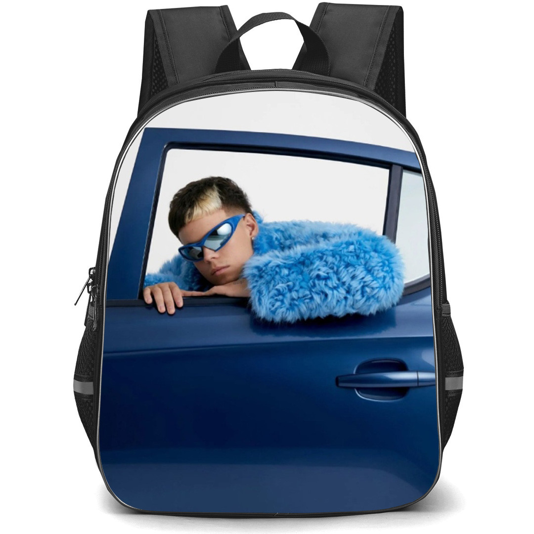 Saiko Backpack School Bag StudentPack - Saiko Leaning On Car Door Pose
